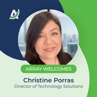 Array hires Christine Porras as Director of Technology Solutions