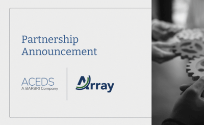  Array Announces New Affiliate Partnership with ACEDS